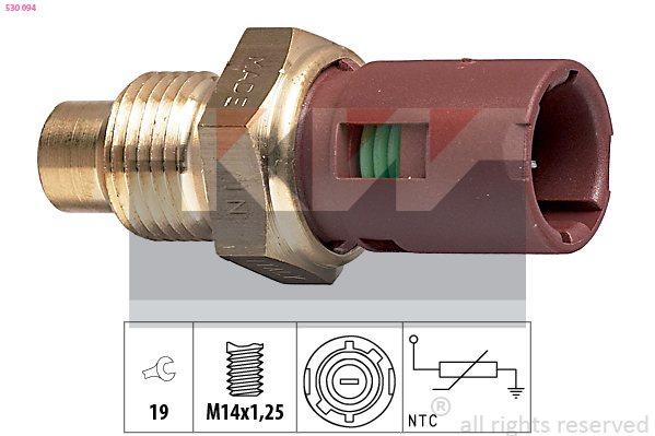 Senzor,temperatura lichid de racire 530 094 KW